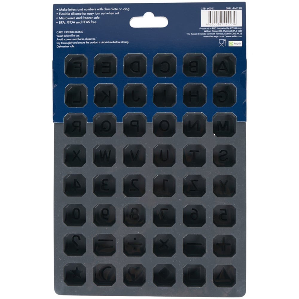 Silicone Alphabet or Numbers Mould Image 5