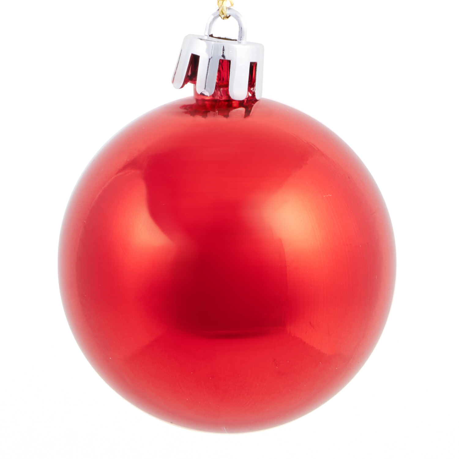Pack of 100 Candy Cane Lane Baubles Red Image 2