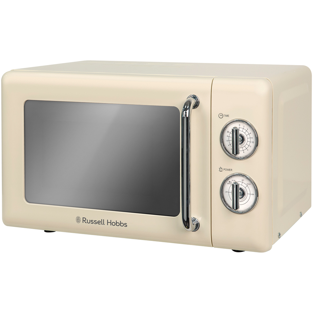 Russell Hobbs RHRETMM705C-N Retro Cream 17L Compact Manual Microwave 700W Image 1