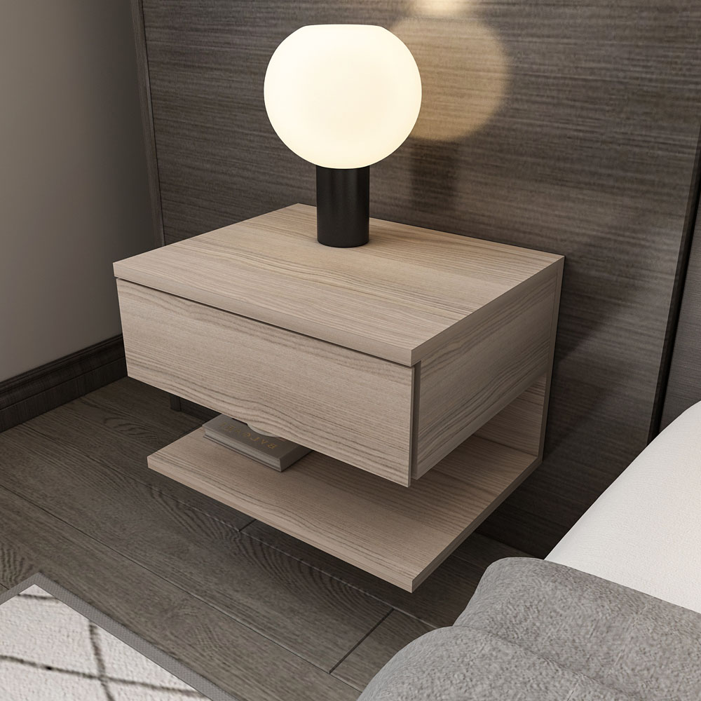 Decorotika Vivid Cordoba Minimalist Floating Nightstand Image 7