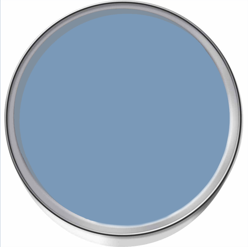 Hemway Pacific Blue Furniture and Walls Matt Chalk Paint 1L Image 3