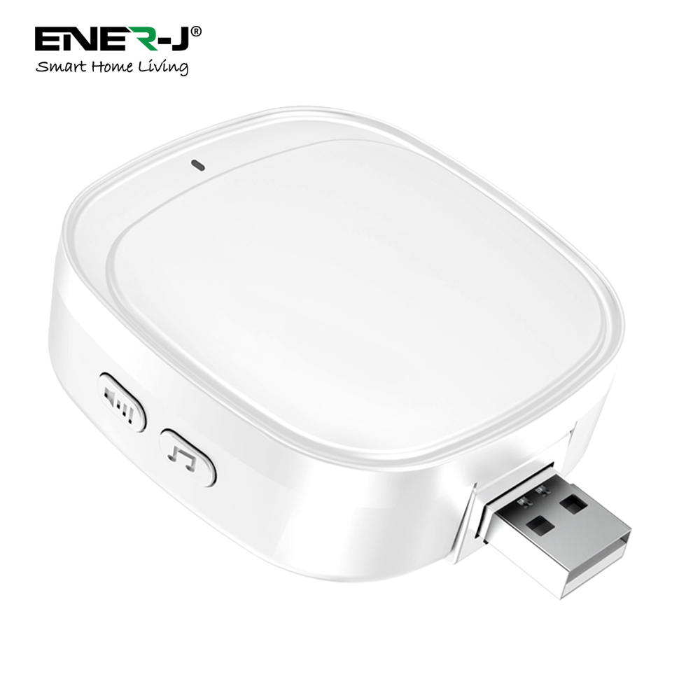 ENER-J Black Video Doorbell Kit with Battery and USB Foldable Chime Image 8
