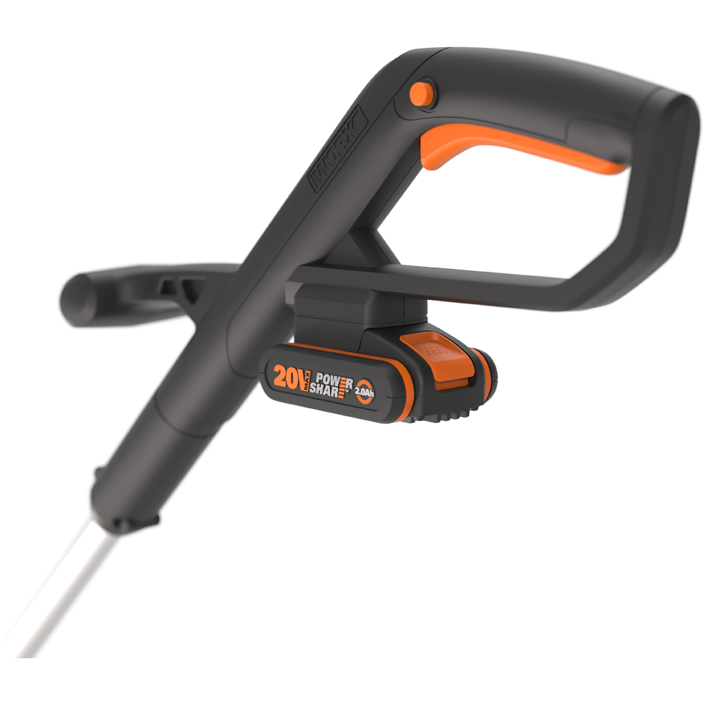 Worx WG157E 20V Cordless 25cm Grass Trimmer with Battery and Charger Image 3