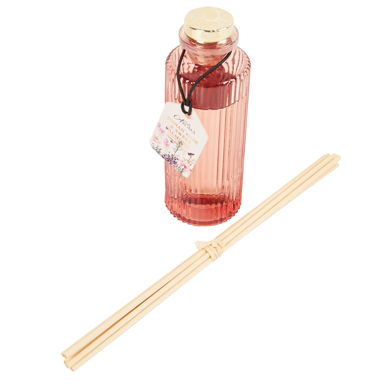 Indian Rose and Almond Scent Diffuser 120ml - Pink Image 3