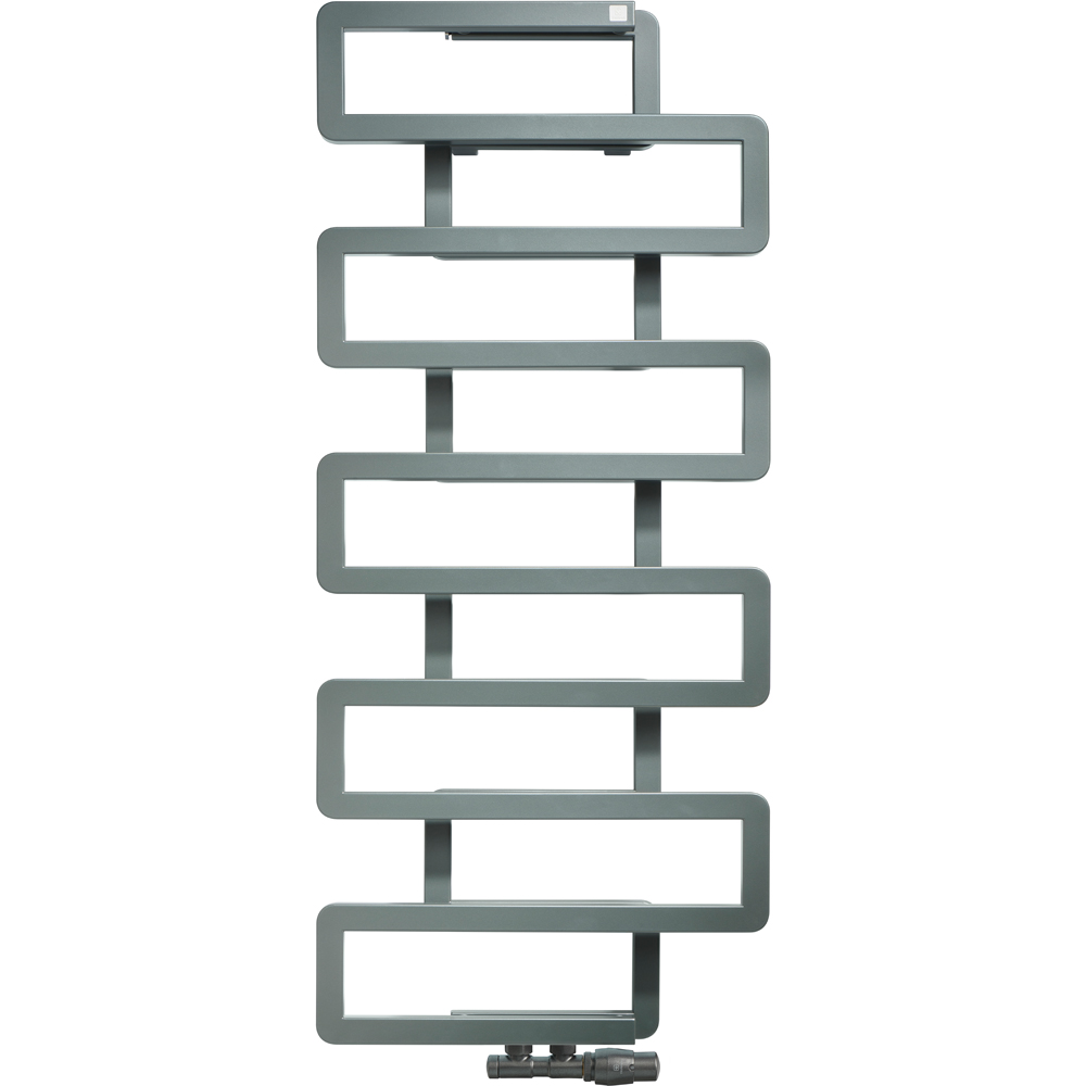 Terma Bookie 2110 BTU Strom Sky Grey Electric Heated Towel Rail 1155 x 500mm Image 3