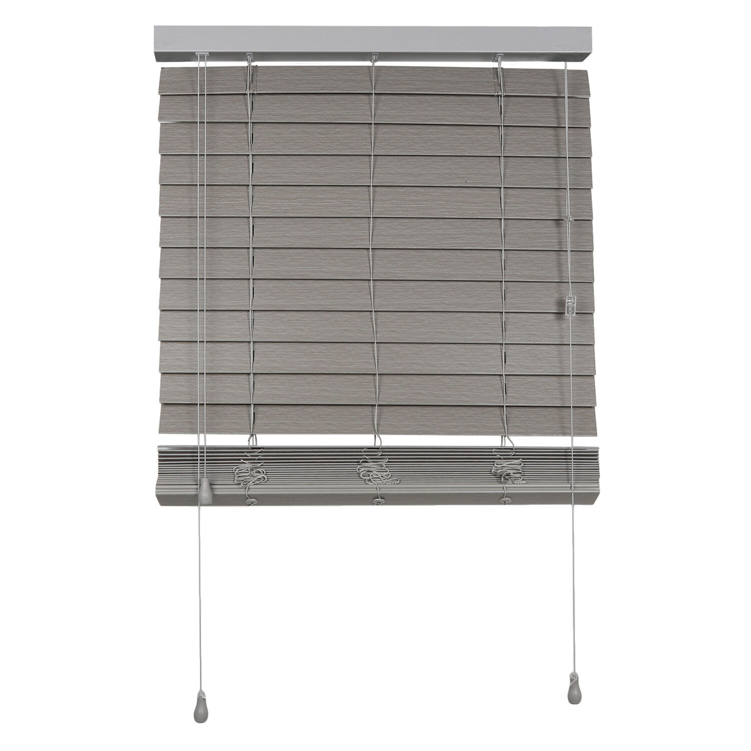 Ashwood Venetian Blind Grey Oak 60cm Image 2