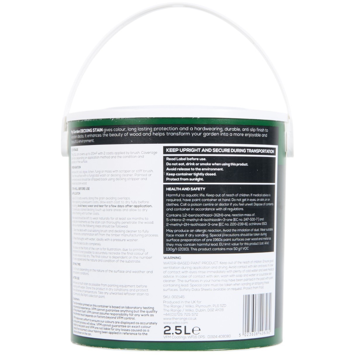 My Garden Charcoal Decking Stain 2.5L Image 2