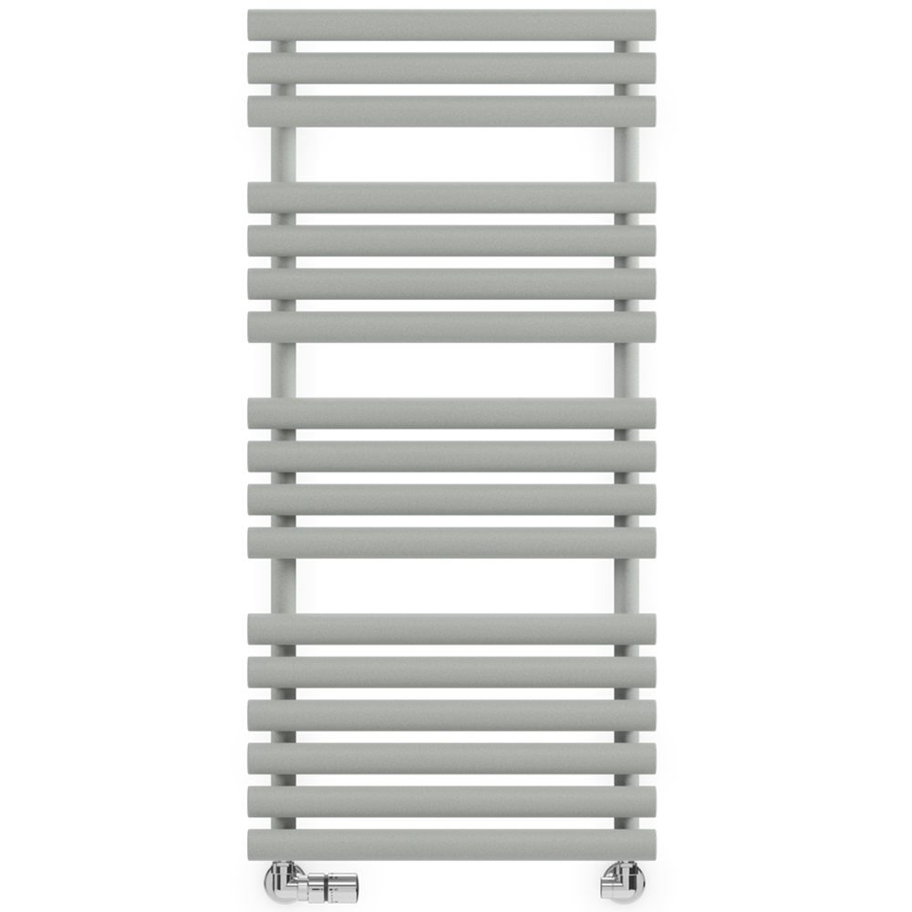 Terma Rolo Towel 2111BTU Salt n Pepper Heated Towel Rail 1085 x 520mm Image 3