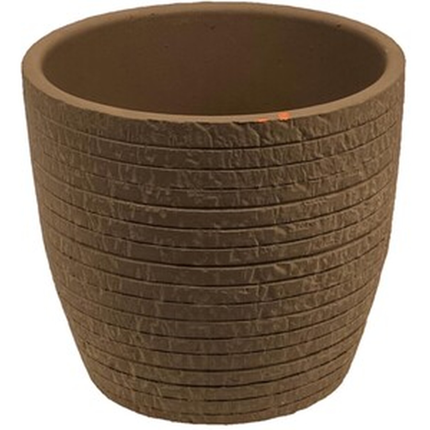 Porto Wiped Planter - Brown / 12cm Image