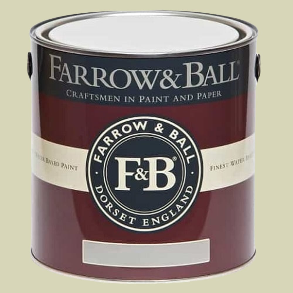 Farrow & Ball Interior Wood and Metal 206 Green Ground Flat Eggshell Paint 2.5L Image 2