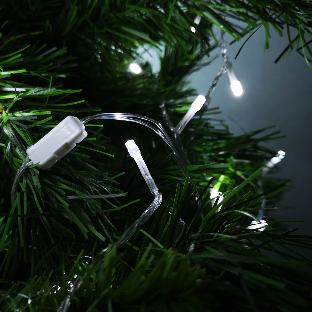 Premier TimeLights 100 Cool White LED Multi-Function Christmas String Light 10m Image 3