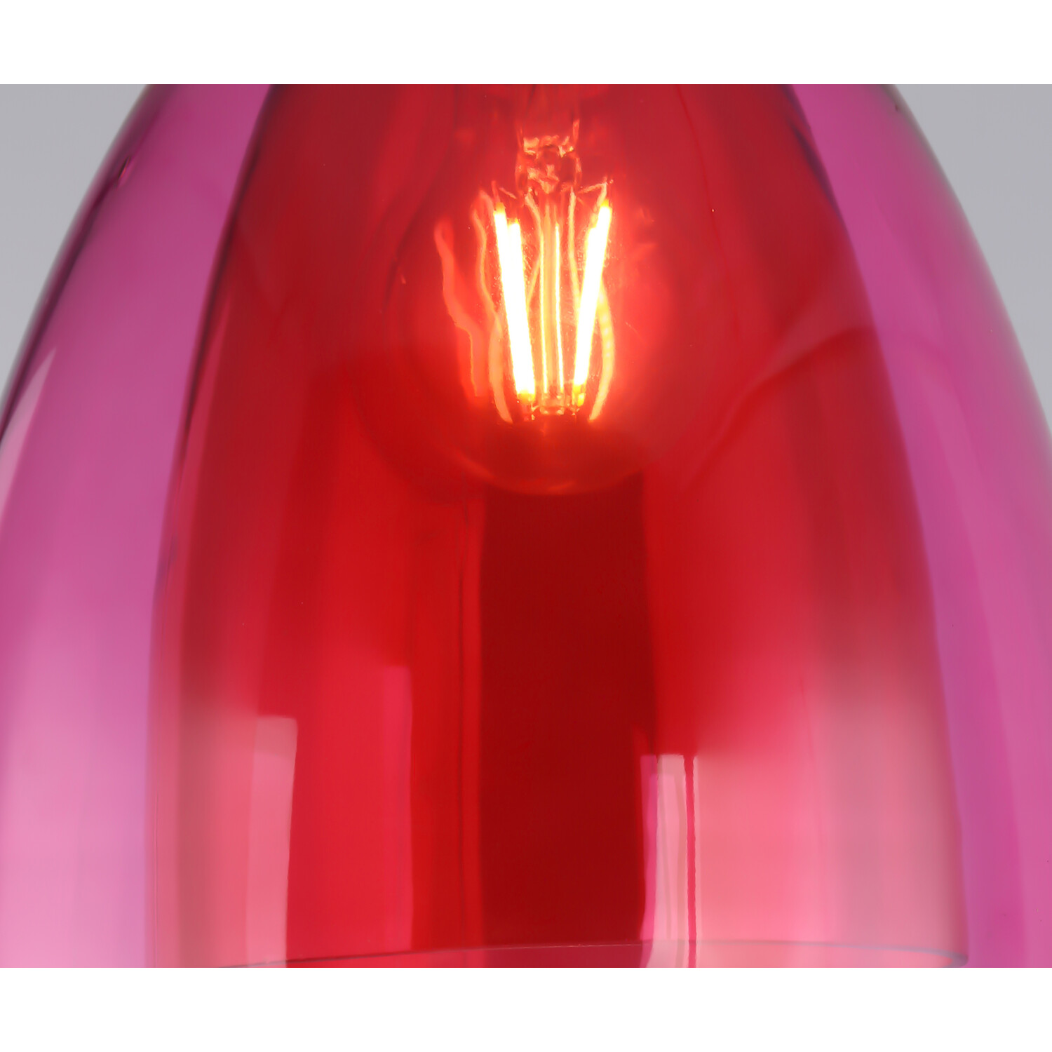 Eden Glass Pendant - Pink Image 4