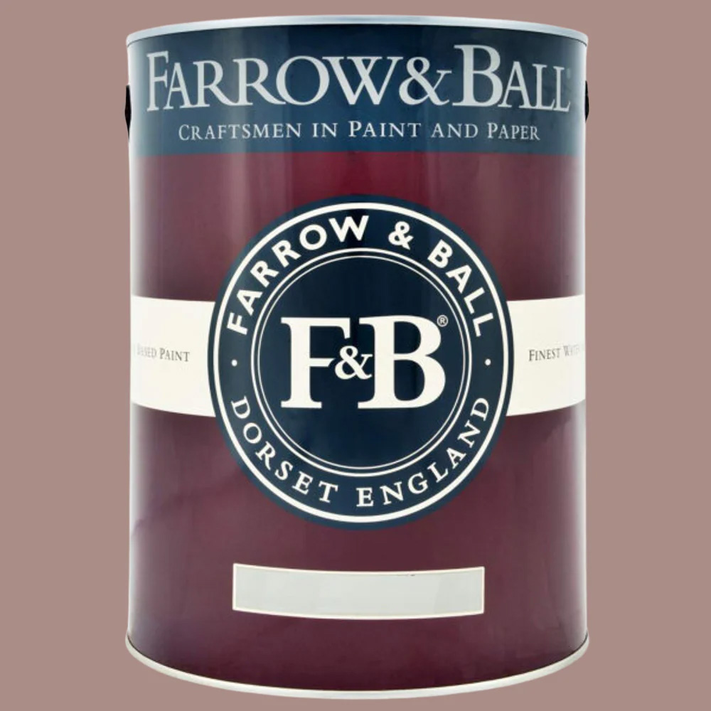 Farrow & Ball Sulking Room Pink Exterior Masonry Paint 5L Image 2