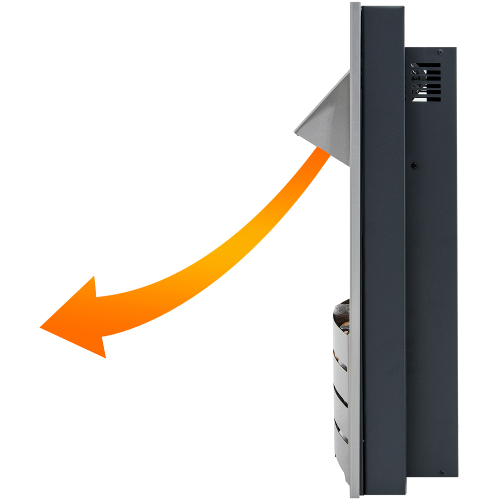 Adam Helios Brushed Steel Electric Inset Fire Image 7