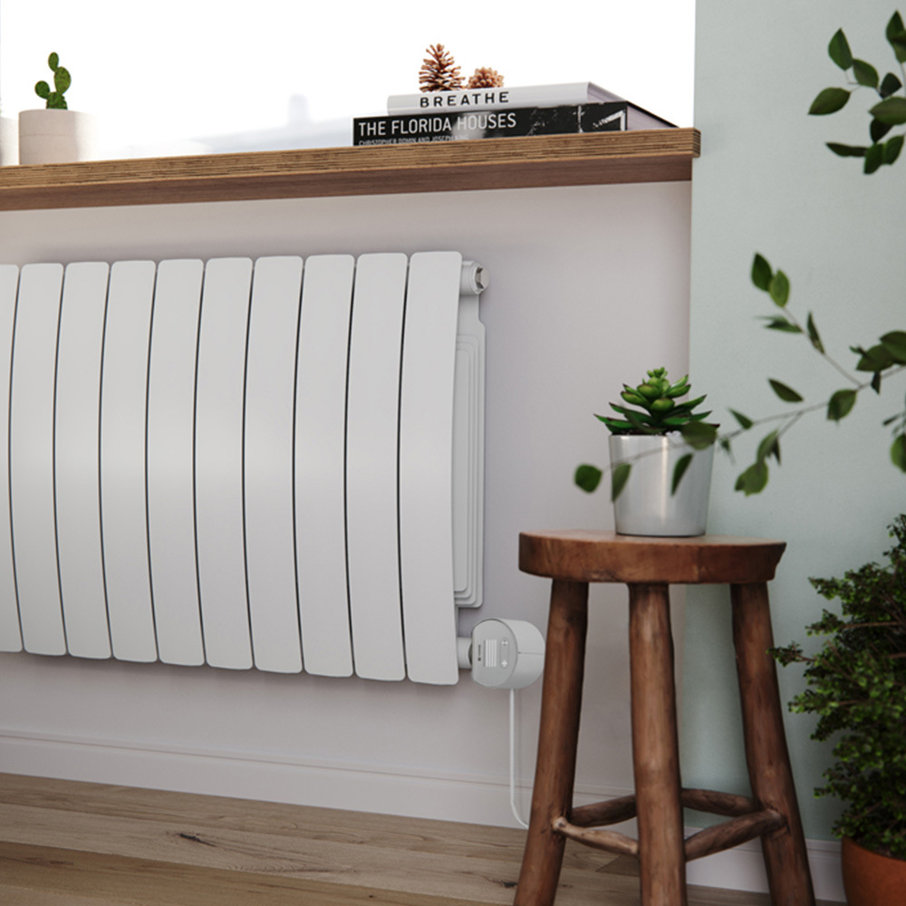 Terma Bergamo Wi-Fi White Matt Electric Radiator 2000W 590 x 1360mm Image 8