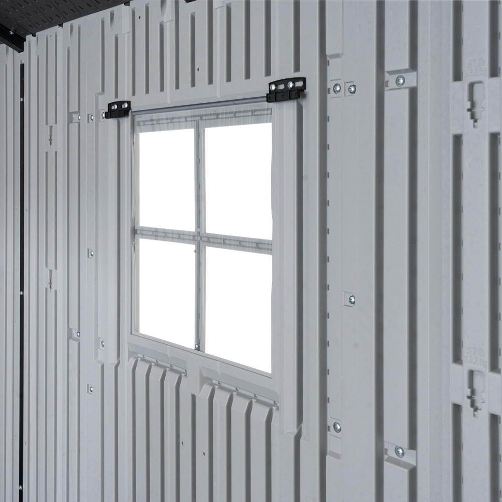 Lifetime Products 8 x 20ft Double Door Garden Storage Shed Image 4