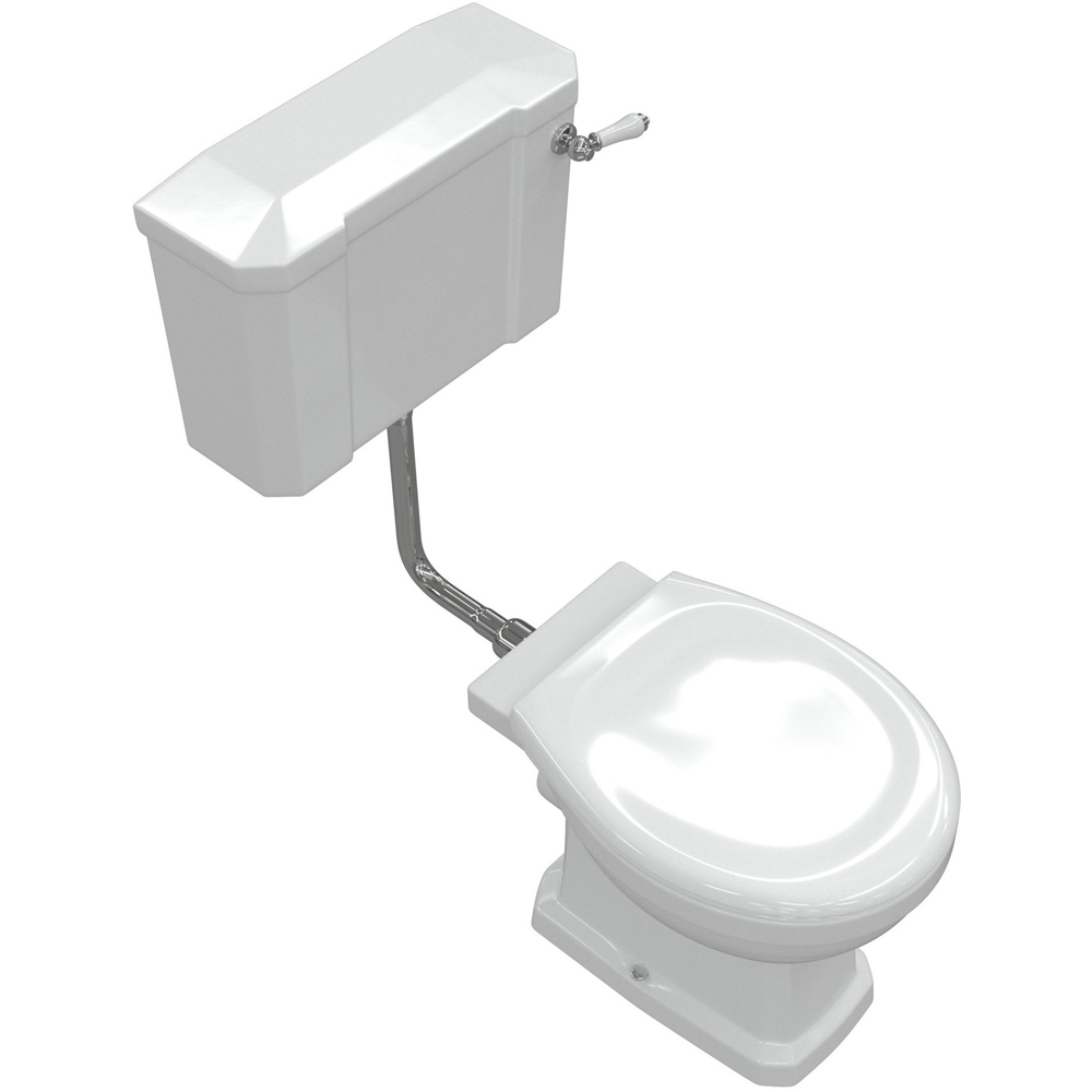 Bathstore Pelosa Low Level WC and Standard Soft Close Seat with Dual Flush Image 4