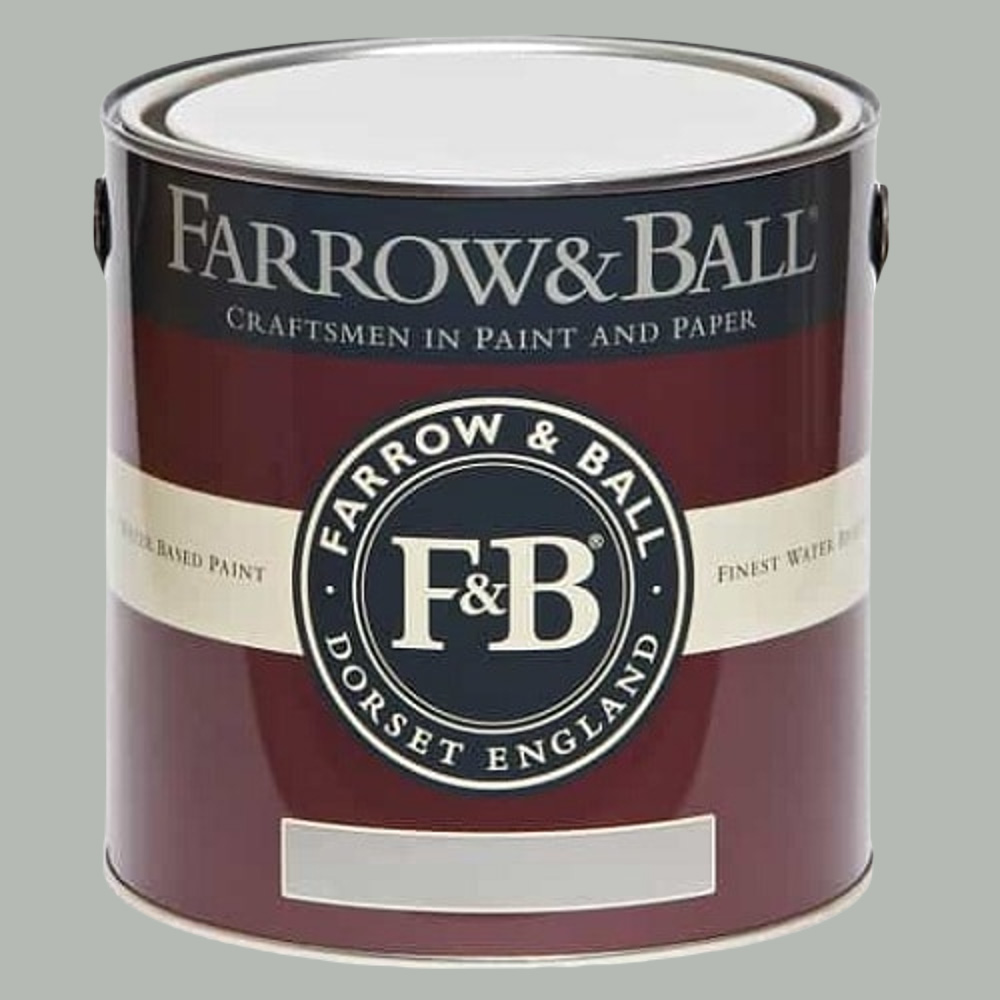 Farrow & Ball Interior Wood and Metal 22 Light Blue Flat Eggshell Paint 2.5L Image 2