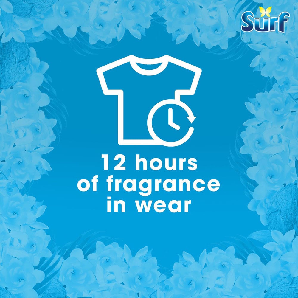 Surf Coconut Bliss Laundry Washing Liquid Detergent 24 Washes 648ml 4 Pack Image 4