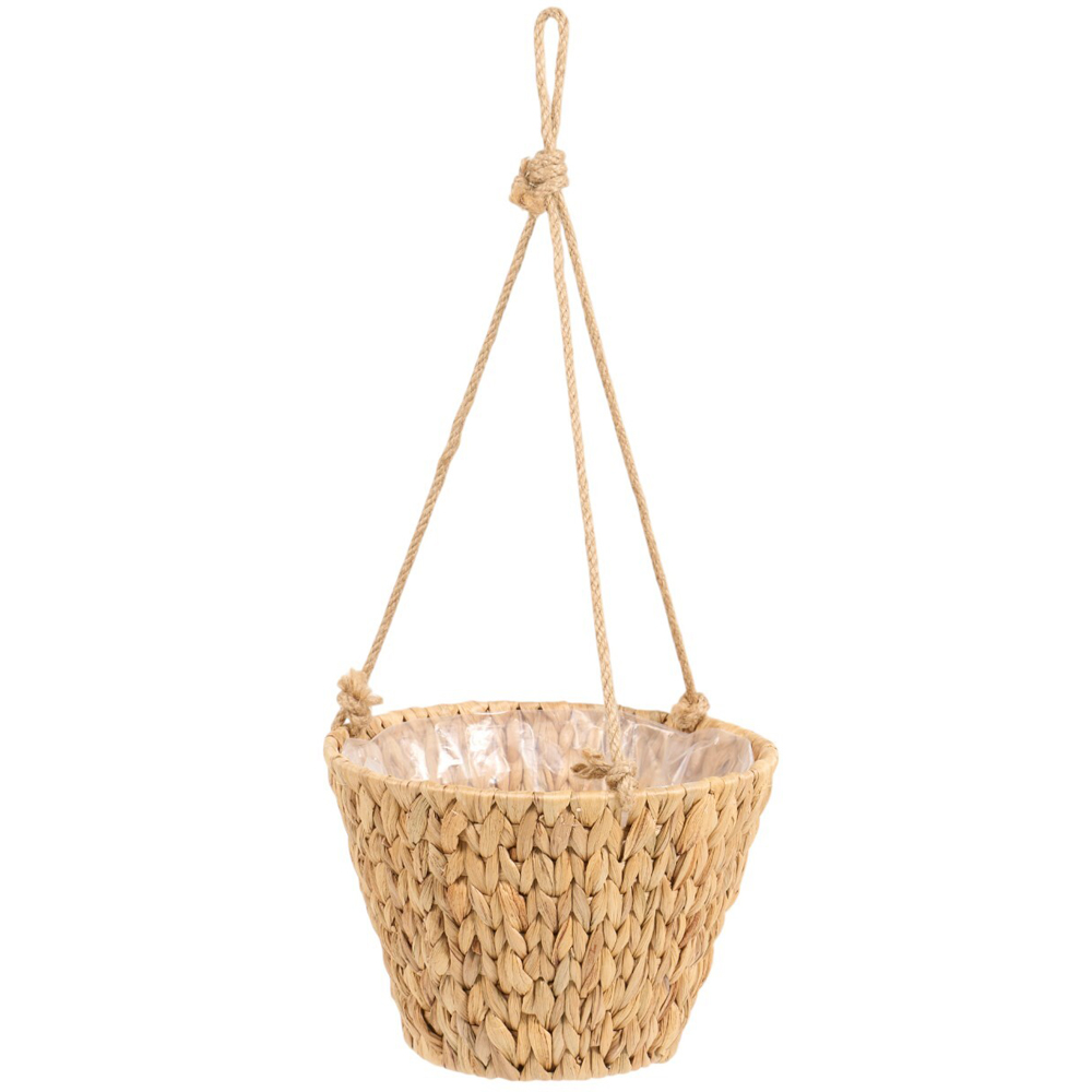 Water Hyacinth Hanging Planter - Brown Image 2