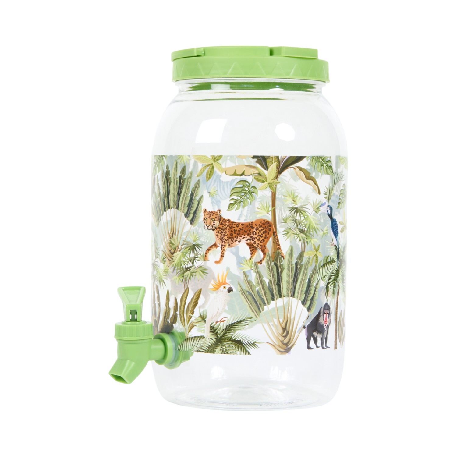 Eden Print 3.8L Drinks Dispenser Green Image 2