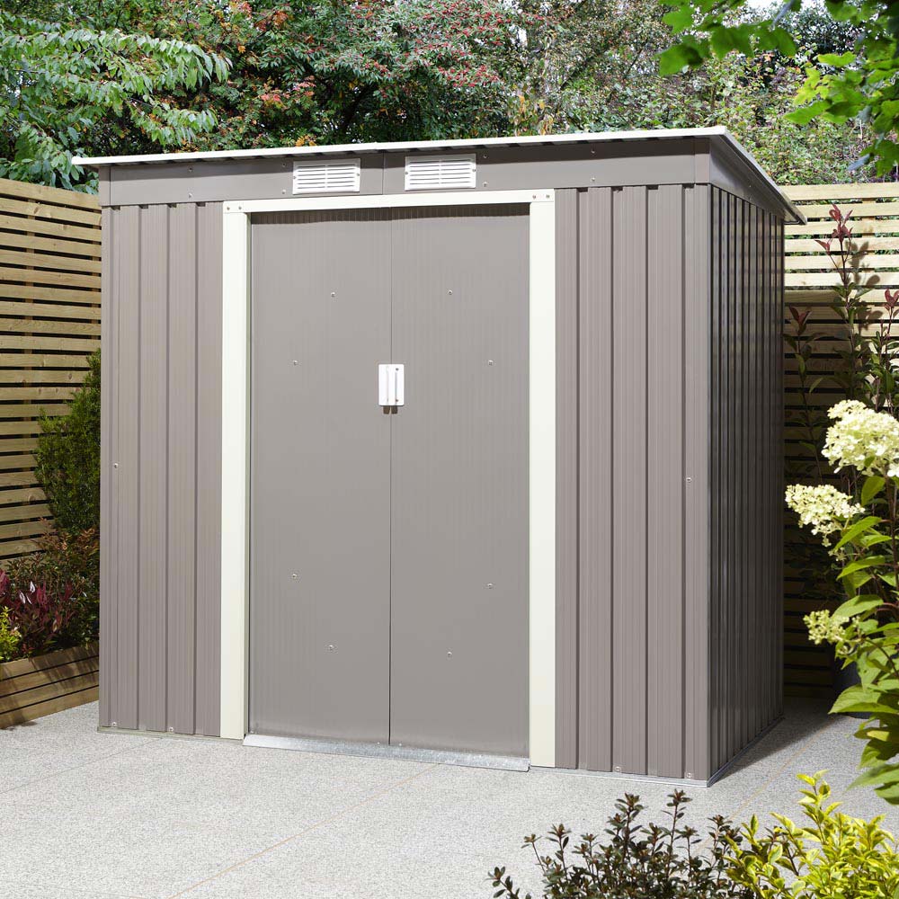 Trentvale 6X4 Metal Pent Shed Image 3