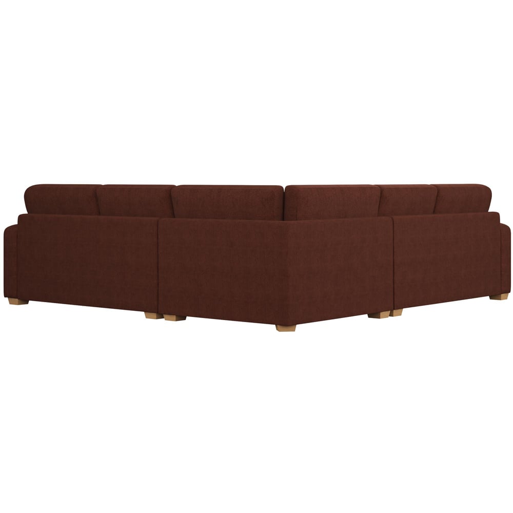 Theadford 4 Seater Venice Brick Fixed Back Corner Sofa Image 4