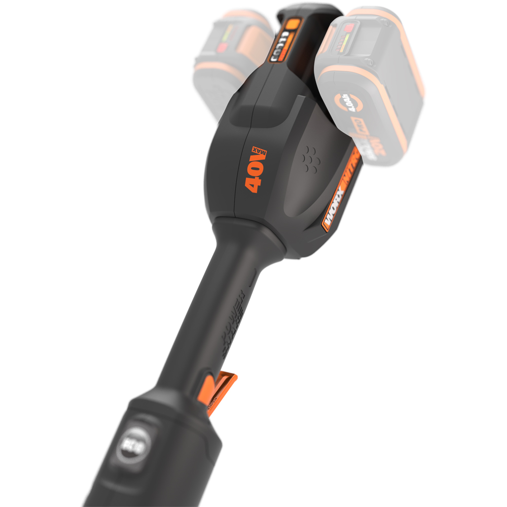 Worx WG185E.9 40V Cordless Brushless 38cm Grass Trimmer Bare Unit Image 5