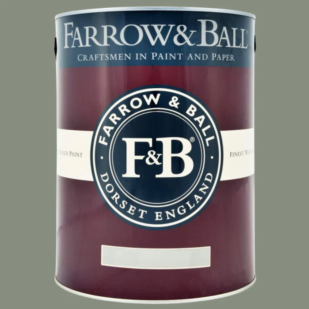 Farrow & Ball Card Room Green Exterior Masonry Paint 5L Image 2