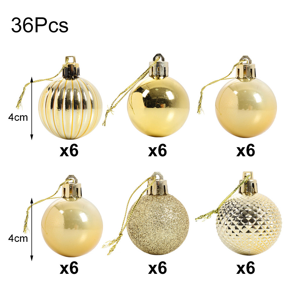 Living and Home Gold Bauble 36 Pack Image 9