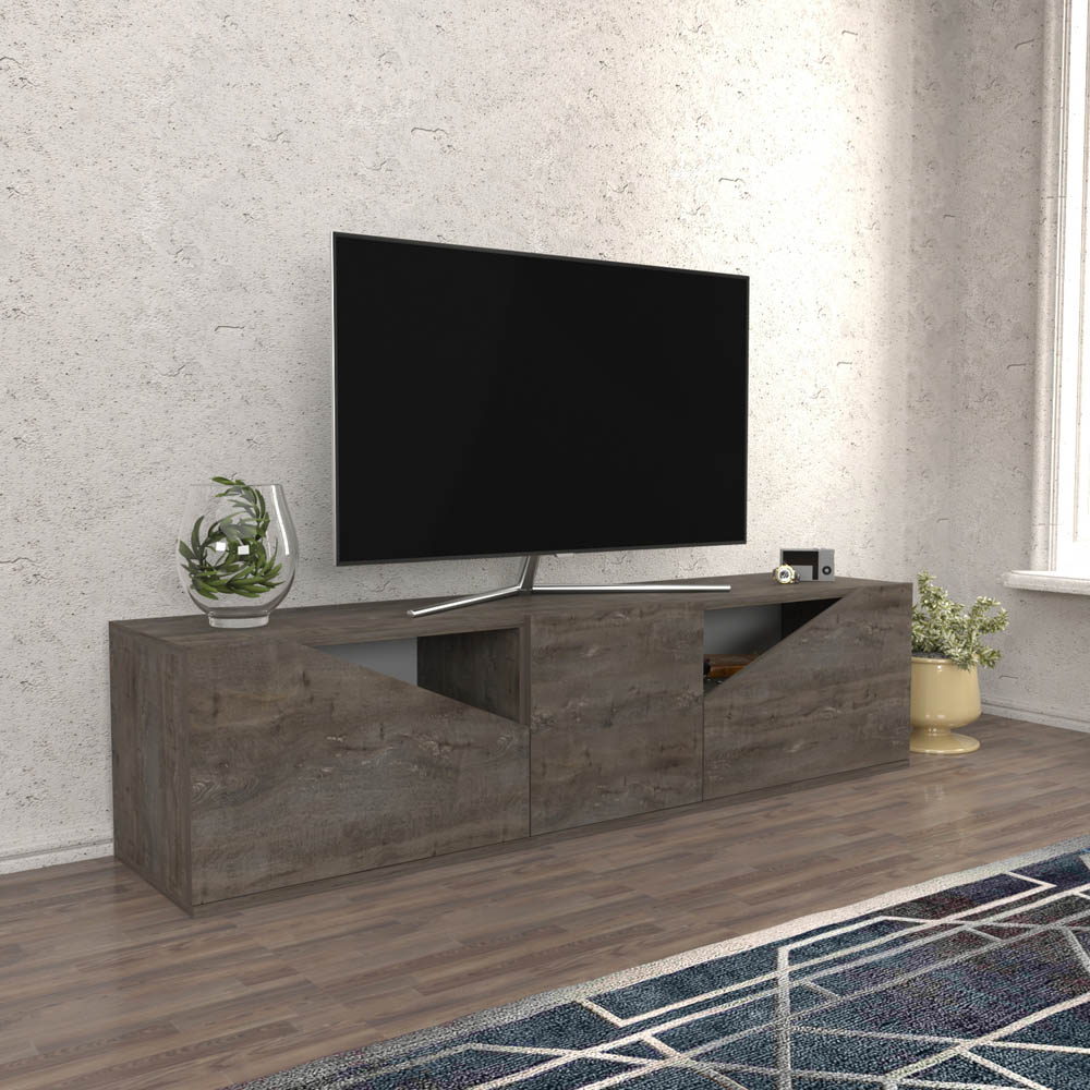 Decorotika Carson 3 Door Wenge TV Unit Image 8