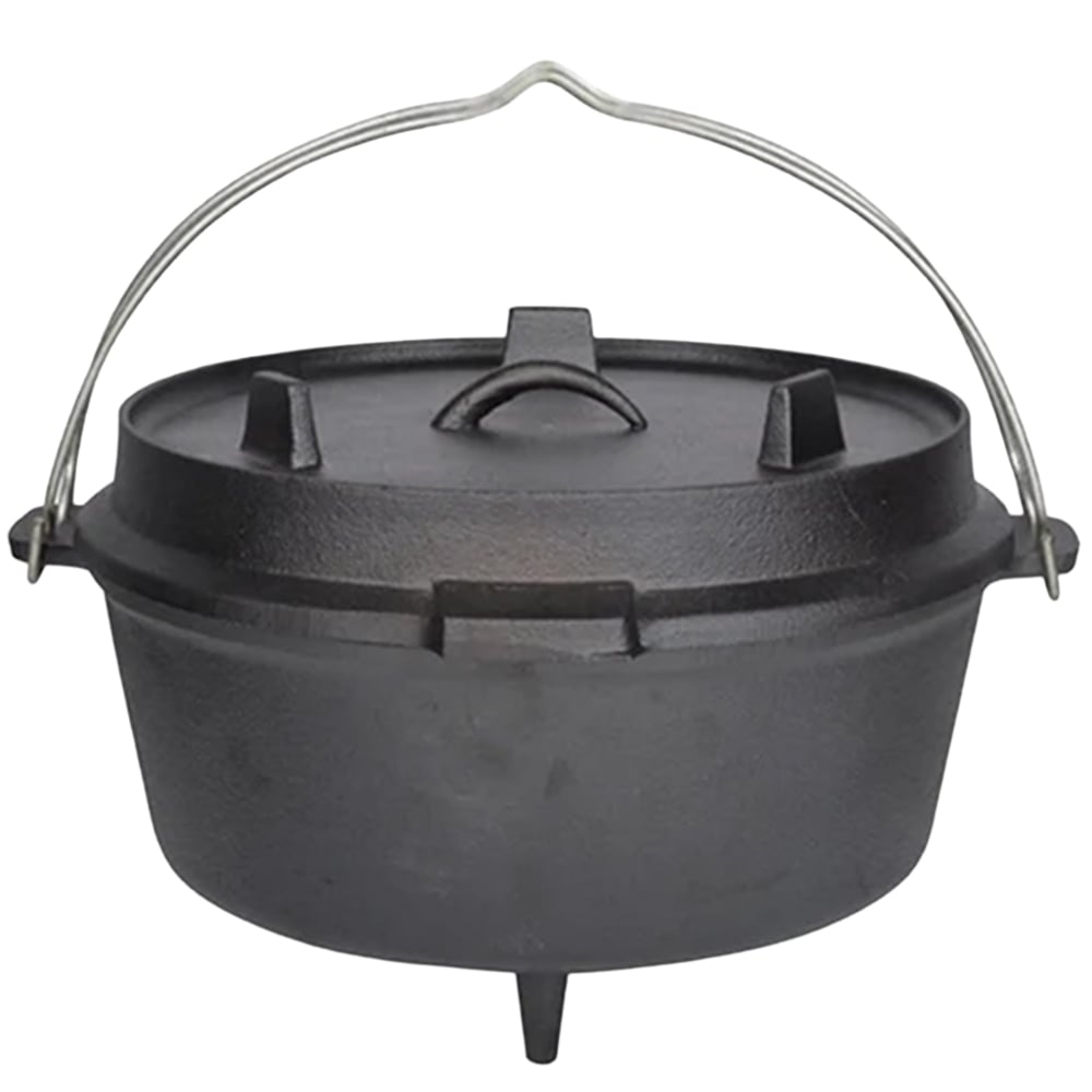 Fallen Fruits Dutch Oven Cast Iron Plant Pot 30cm Image 1