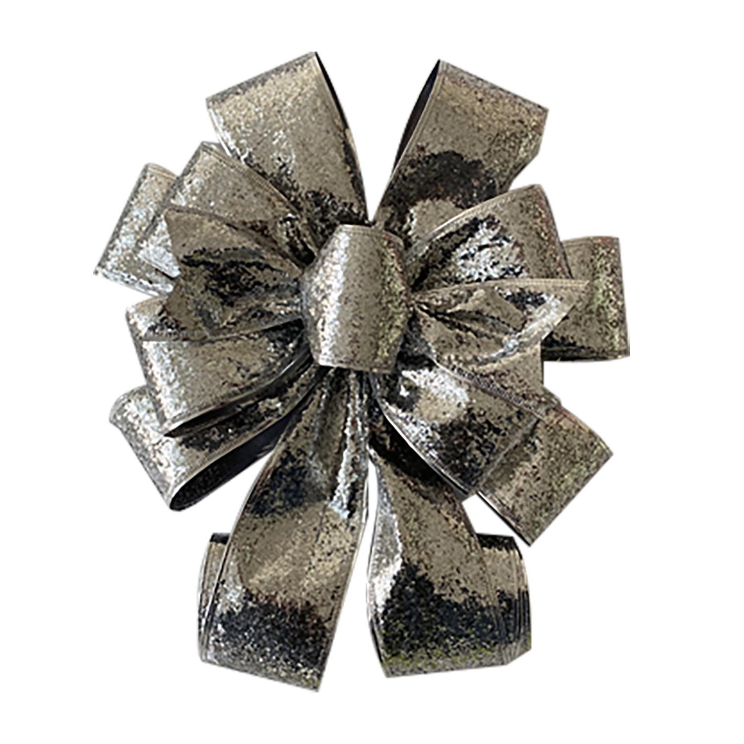 Silver Glitter Corsage Image 2