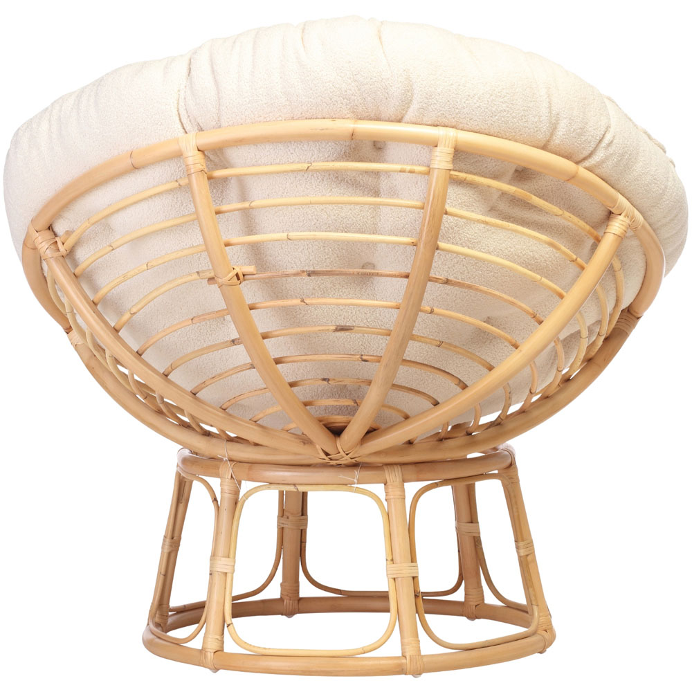 Desser Furniture Papasan Natural and Shadow Vanila Chair Image 4
