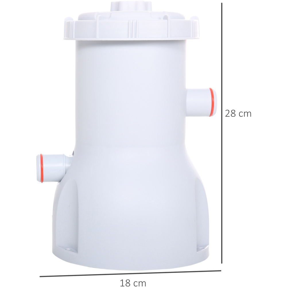 Outsunny Swimming Pool Filter Pump with Cartridge 13-15ft Image 9