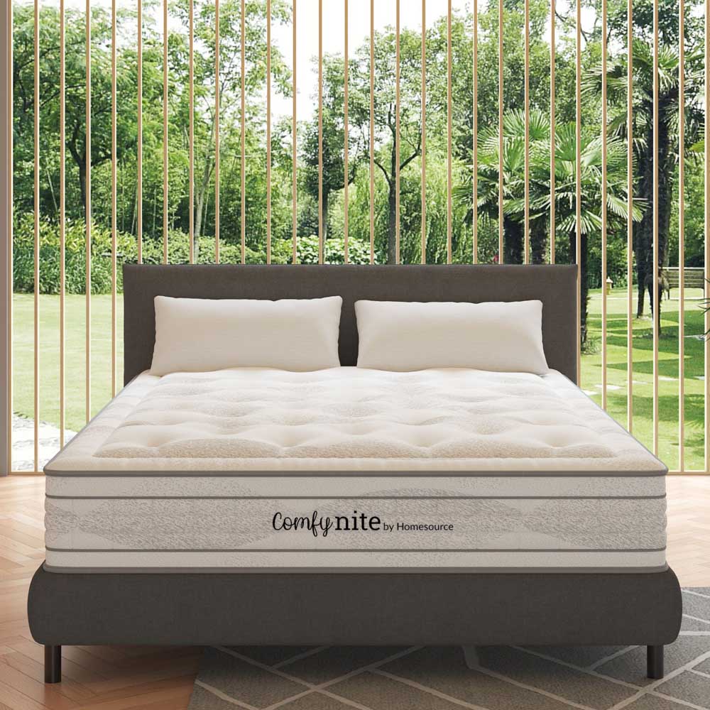 Home Source Lyra Double Quilted Medium Firm Pocket Sprung Mattress Image 2