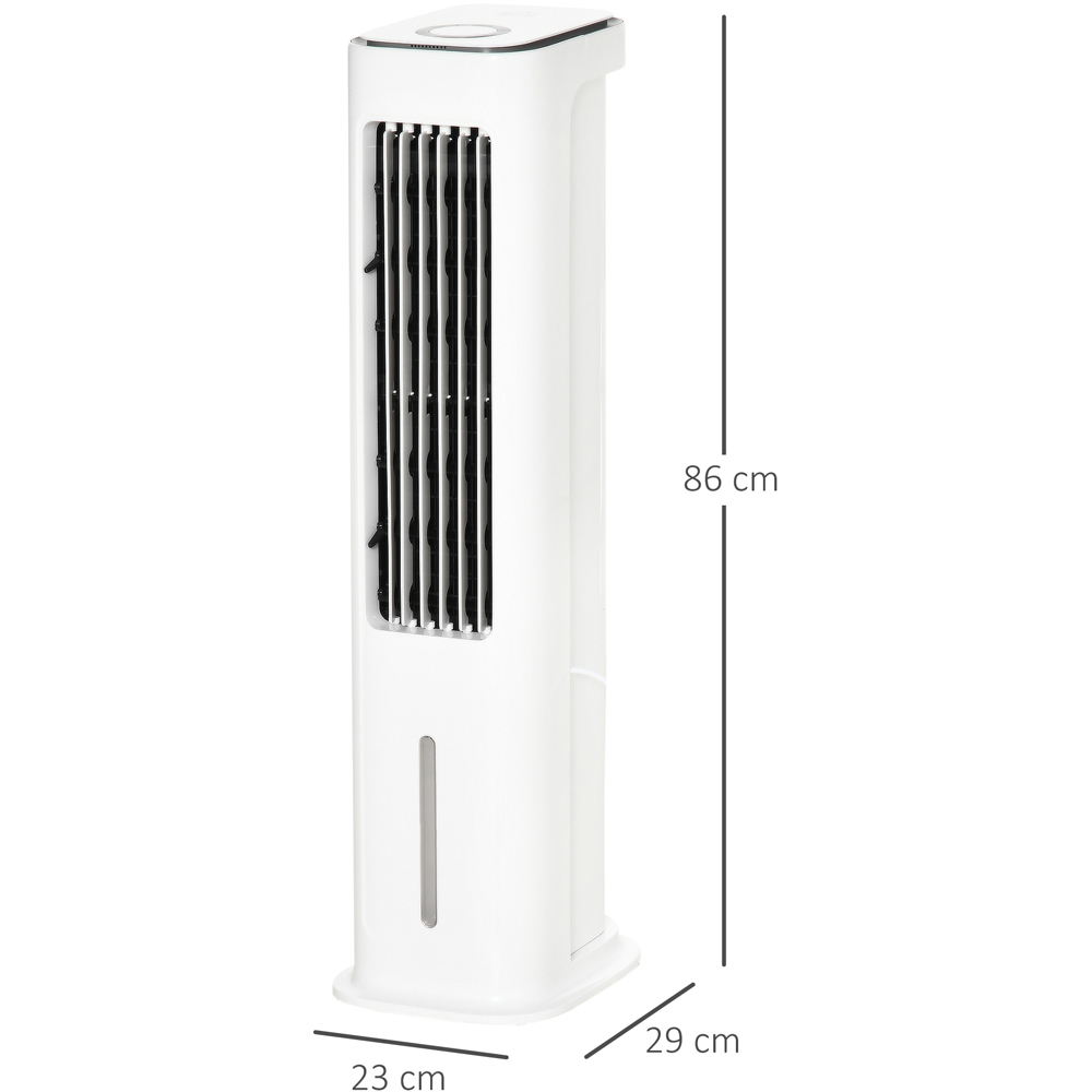 HOMCOM White Evaporative Cooler 5L Image 6