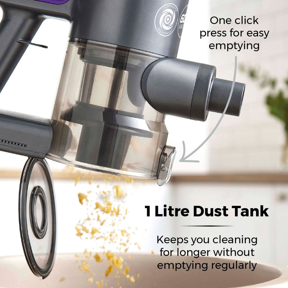 Tower XEC20 Plus 3-in-1 Platinum Corded Lightweight Vacuum Cleaner 600W Image 6