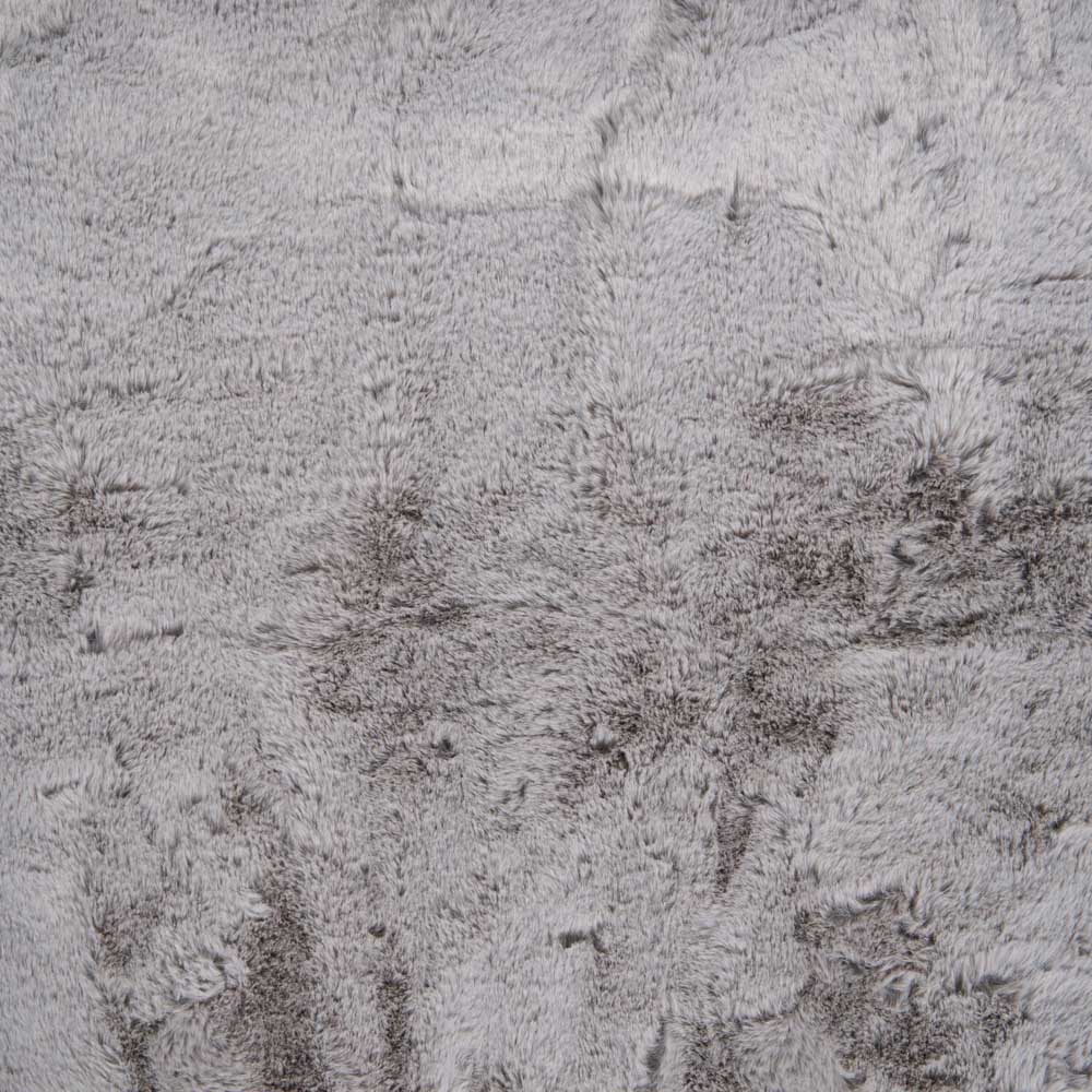 Soft Rabbit Faux Fur Throw - Grey Image 6