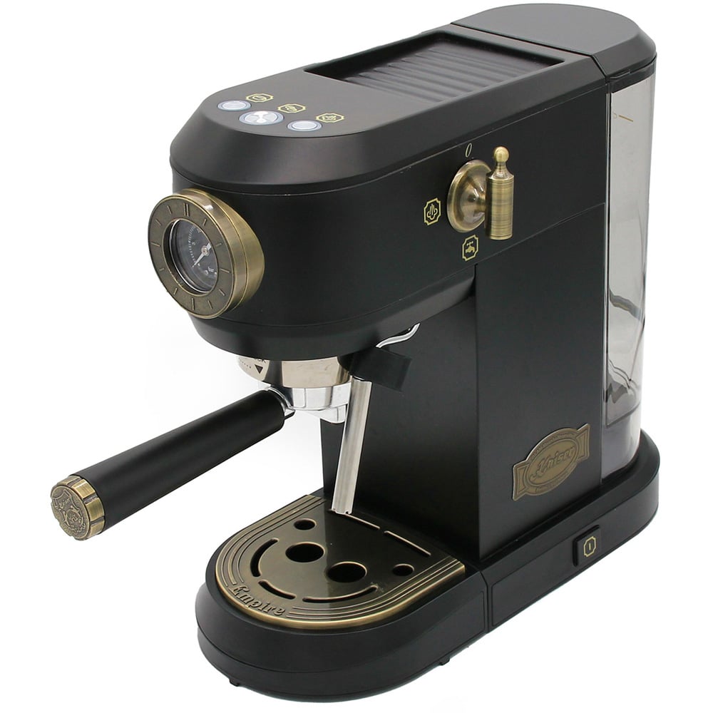 Kaiser Empire Black Espresso Coffee Machine and Toaster Bundle Image 2
