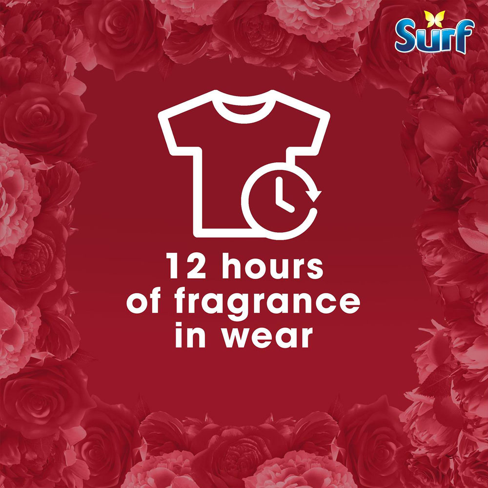 Surf Peony and Rose Laundry Detergent 24 Washes 650ml 4 Pack Image 4