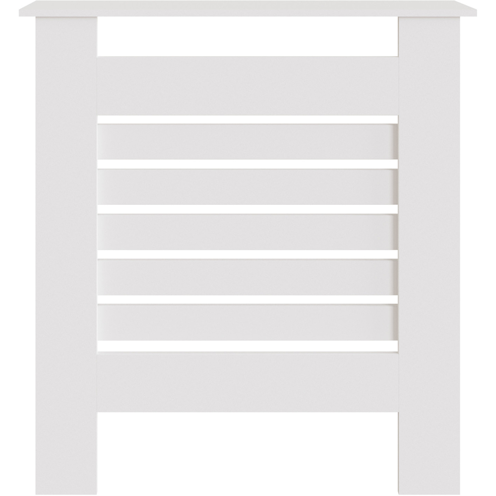 GFW Cleo White Small Radiator Cover 830 x 780mm Image 3