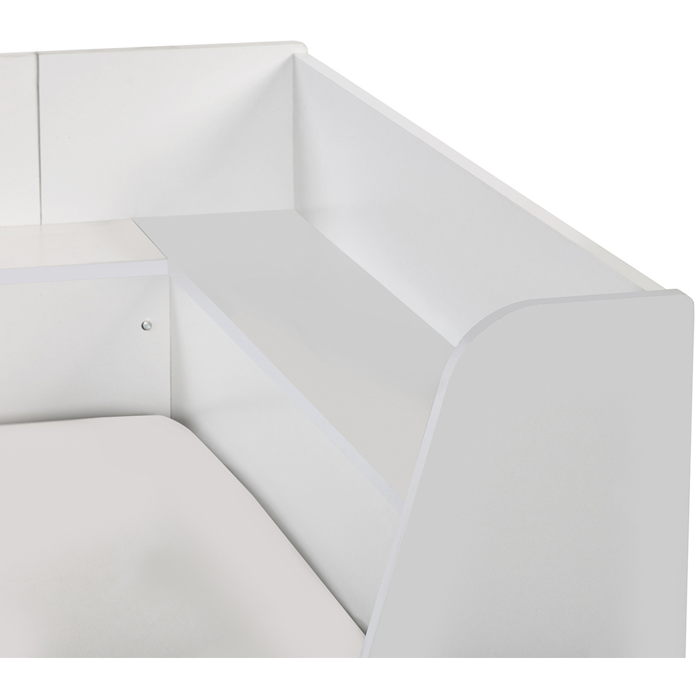 Julian Bowen Cyclone Single All White Day Bed Image 6