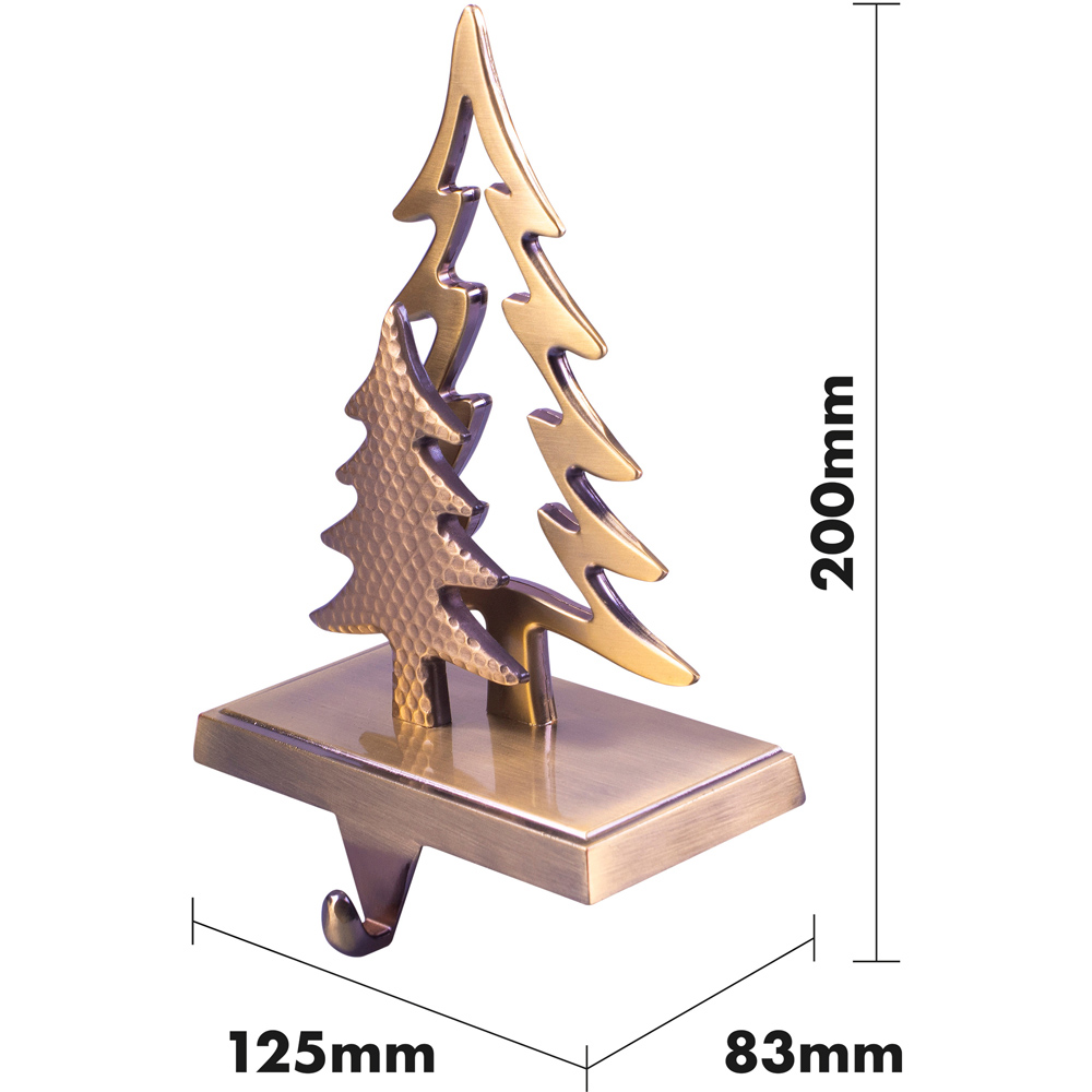 St Helens Gold Christmas Stocking Holders 2 Pack Image 6