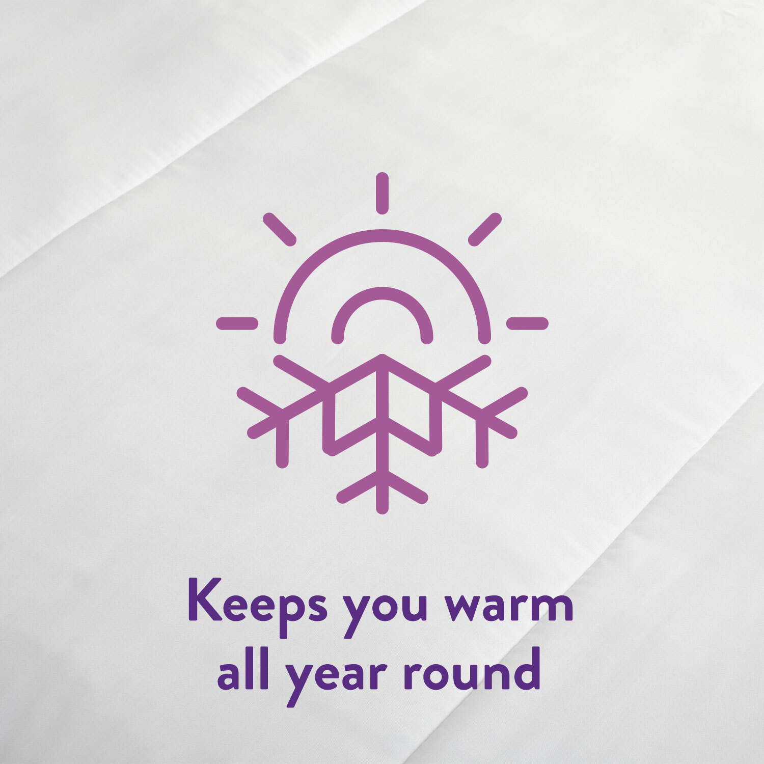 Slumberdown King Size White Anti Allergy Duvet 10.5Tog Image 3