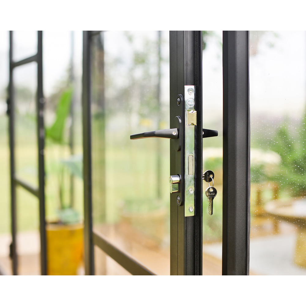 Palram Canopia Triomphe Black Aluminium Polycarbonate 13 x 15ft Greenhouse Image 3