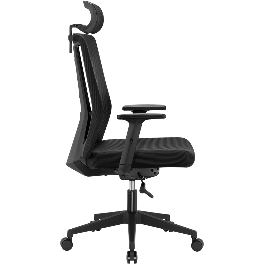 TTAP Oxford Plus Black Mesh Swivel Office Chair Image 5