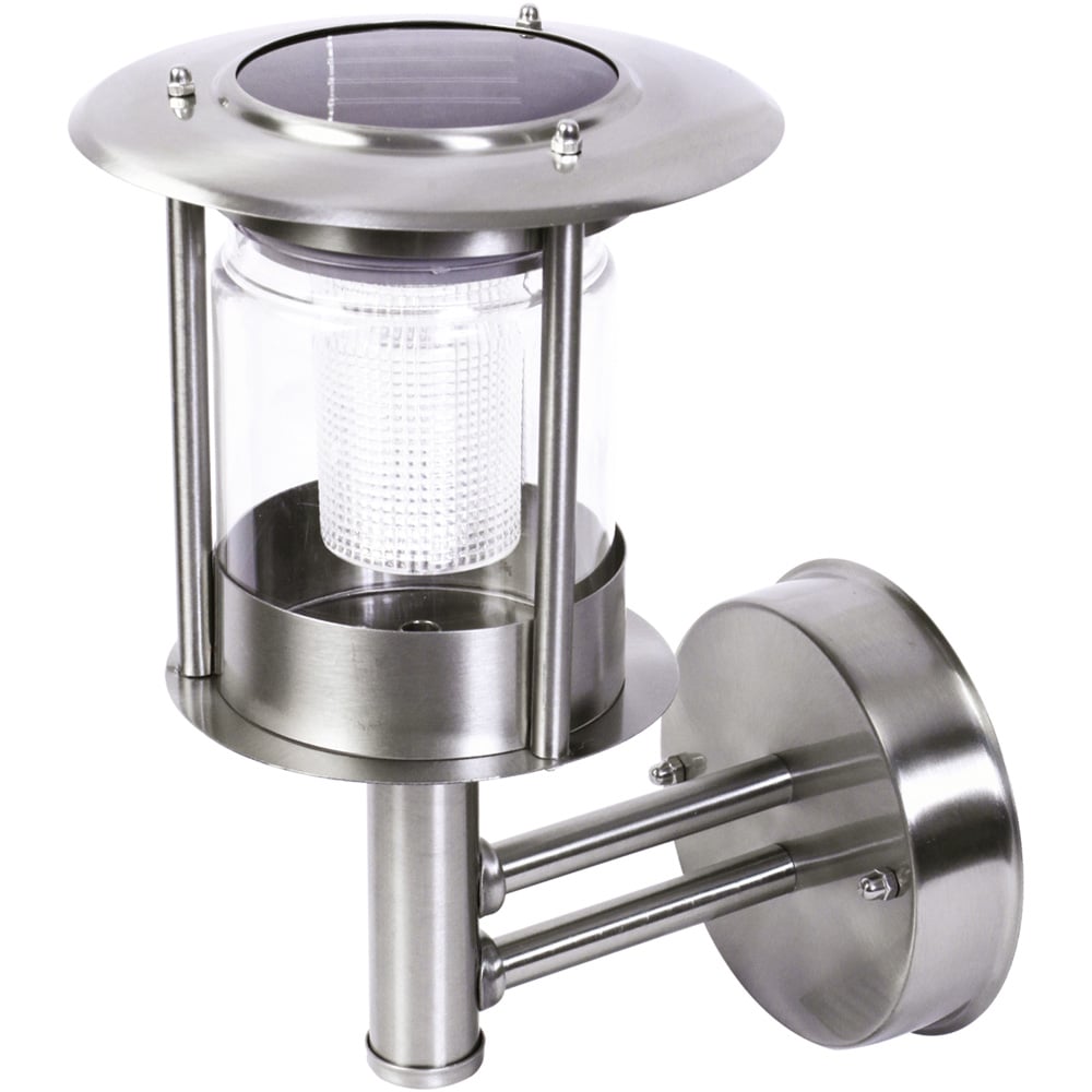 GardenKraft Bright White Solar Wall Lamp Image 1