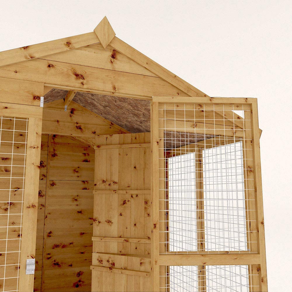 Mercia 8 x 6 Staffordshire Dog Kennel and Run Image 3