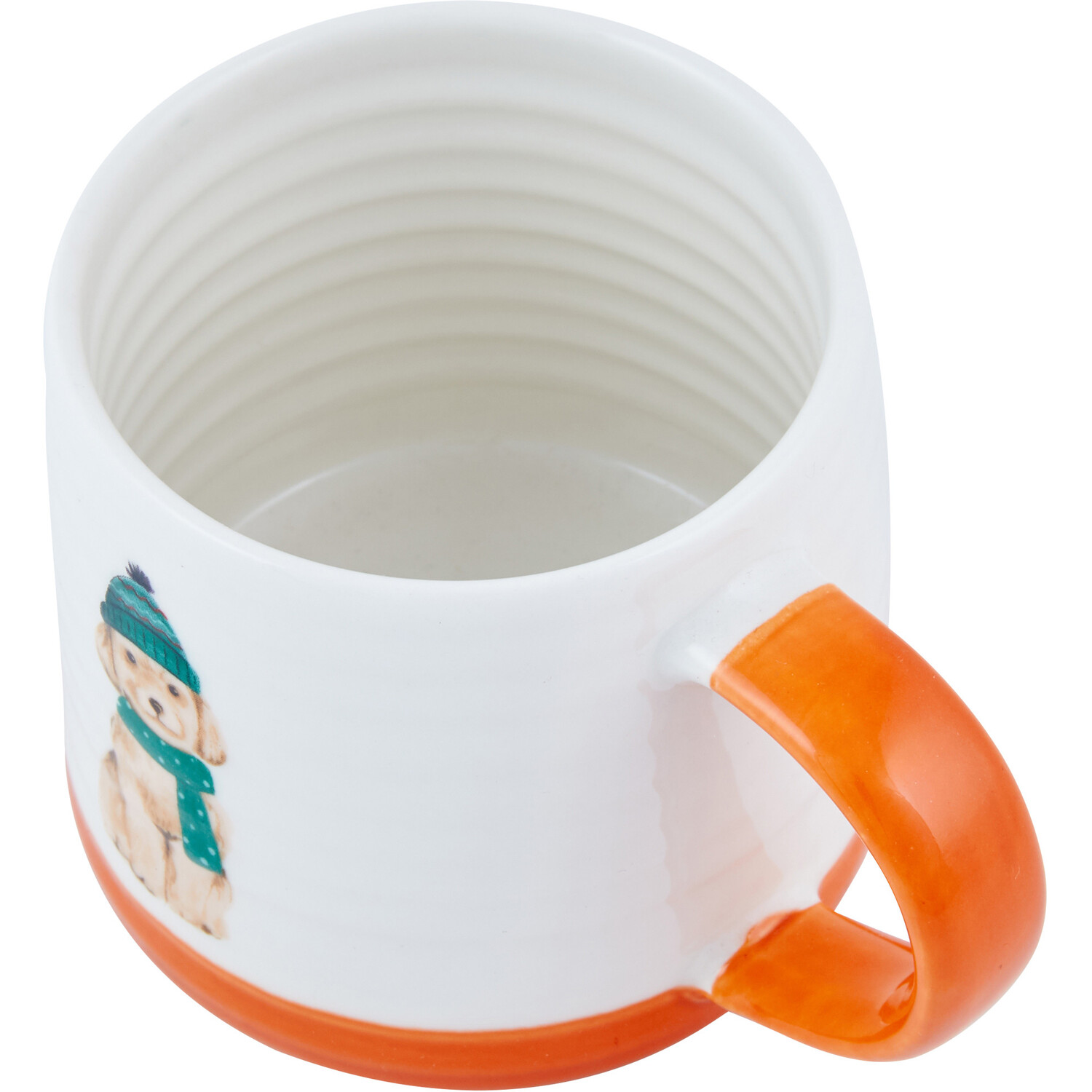 Pets Christmas Ribbed Mug Image 3